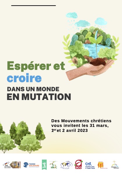 ESPERER ET CROIRE dans un monde en pleine mutation