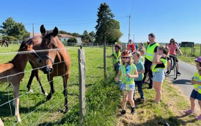 Sortie vélo du 30 avril 2025 avec les enfants de la Paroisse de Gémozac