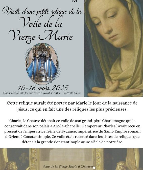 Le voile de la Vierge Marie