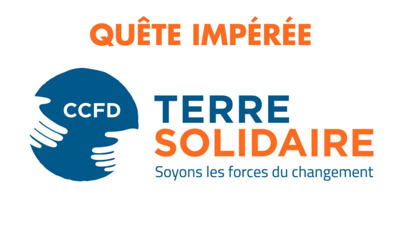 Quête impérée pour le CCFD