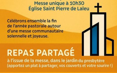 Messe et fête de fin d’année paroissiale