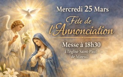 Fête de l&rsquo;Annonciation