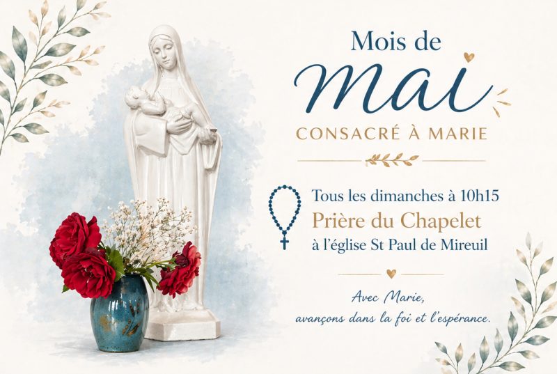 Mois de mai, mois de Marie ❤️‍🔥