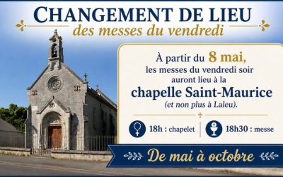 Messes du vendredi à Saint-Maurice