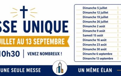 Messe unique de l&rsquo;été