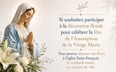 Apportez des fleurs pour Marie