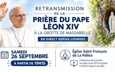 Retransmission en direct du Pape à Lourdes