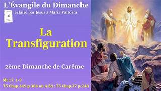 Au milieu 2e dimanche de Carême La transfiguration