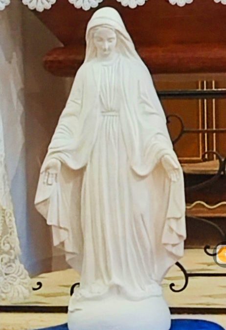 La statue de Notre Dame des  Neiges vient visiter notre paroisse