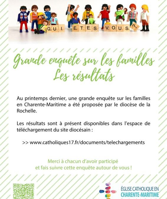 Résultats de l&rsquo;enquête sur les familles de Charente-Maritime