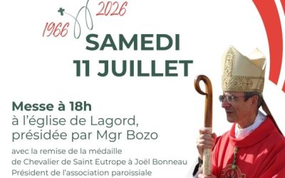 Mgr Bozo vient fêter les 60 ans de l&rsquo;association paroissiale