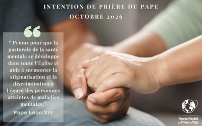 Intention de prière du Pape pour le mois d&rsquo;octobre