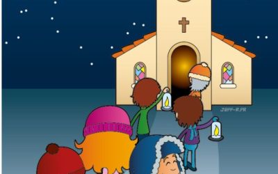Messe de Noël avec les jeunes – église de St Georges