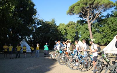 Les jeunes du diocèse au pélé VTT