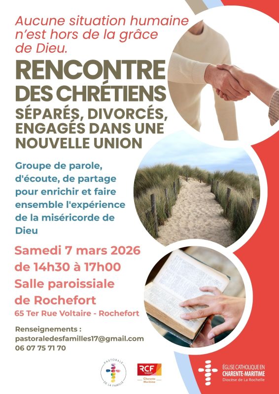 Des rencontres pour les chrétiens, divorcés, séparés, remariés…