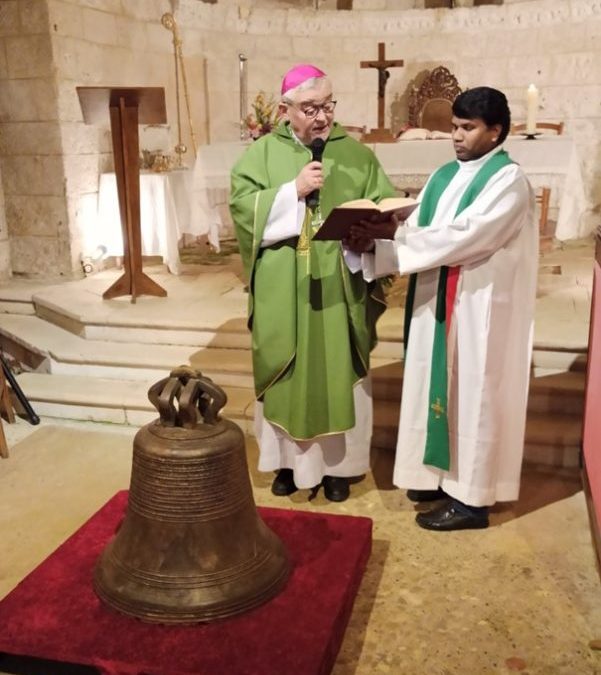 Bénédiction de la cloche de l’église de Bouhet