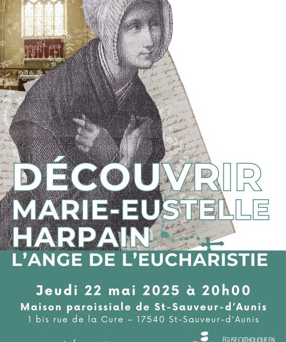 Conférence pour présenter Marie-Eustelle Harpain
