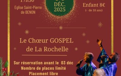 🎄 CHORALE DE NOËL À BENON ! 🎶