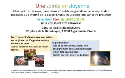 Soirée en doyenné