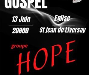 Concert Gospel du groupe Hope
