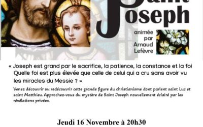 Conférence sur Saint Joseph