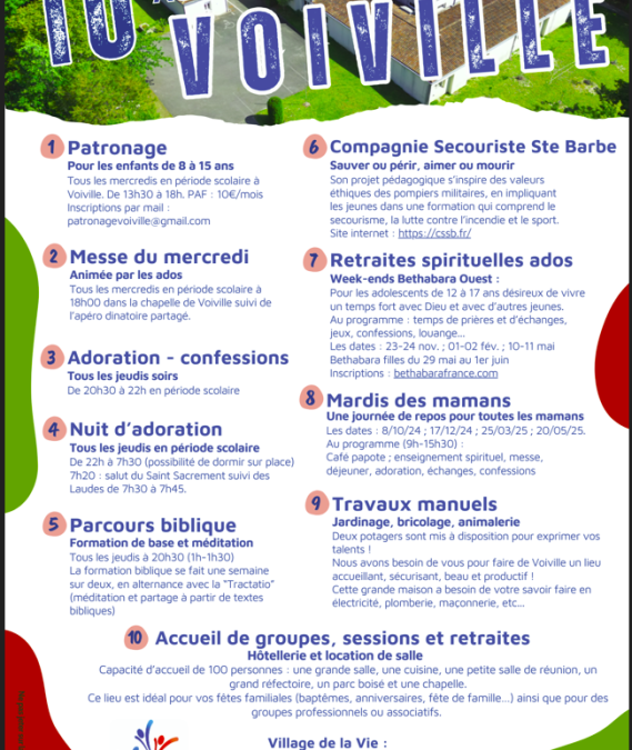 10 activités à vivre à VOIVILLE