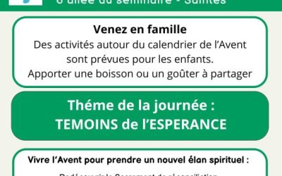 TEMPS FORT pour débuter l’AVENT tous ENSEMBLE