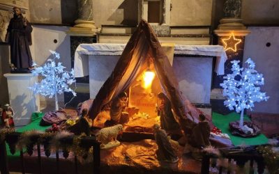 Noël approche ! la crèche est installée dans l’église Saint Vivien !