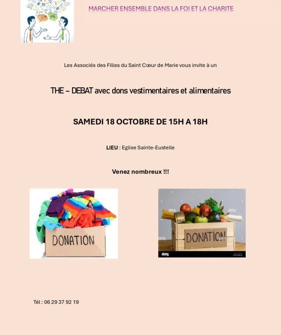 Avancer ensemble dans la Foi et la Charité