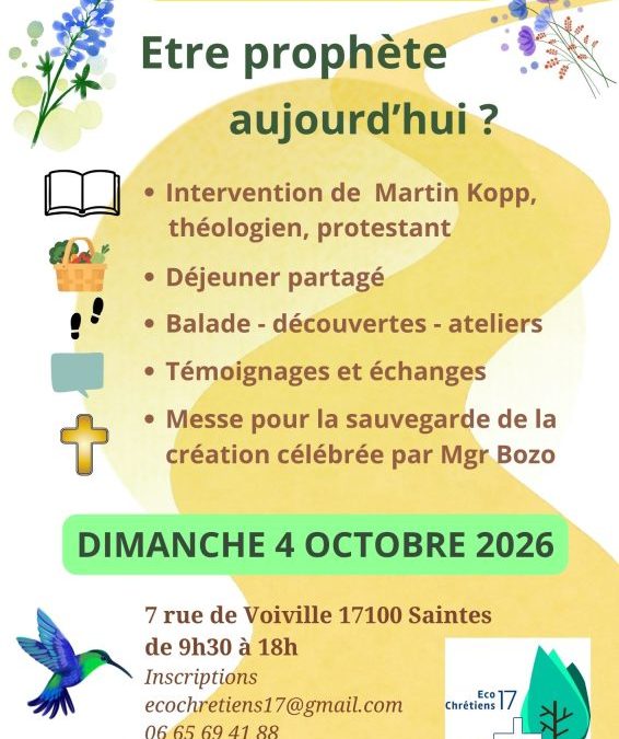 Journée de la Création – dimanche 4 octobre – Voiville