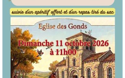Bénédiction des animaux aux Gonds