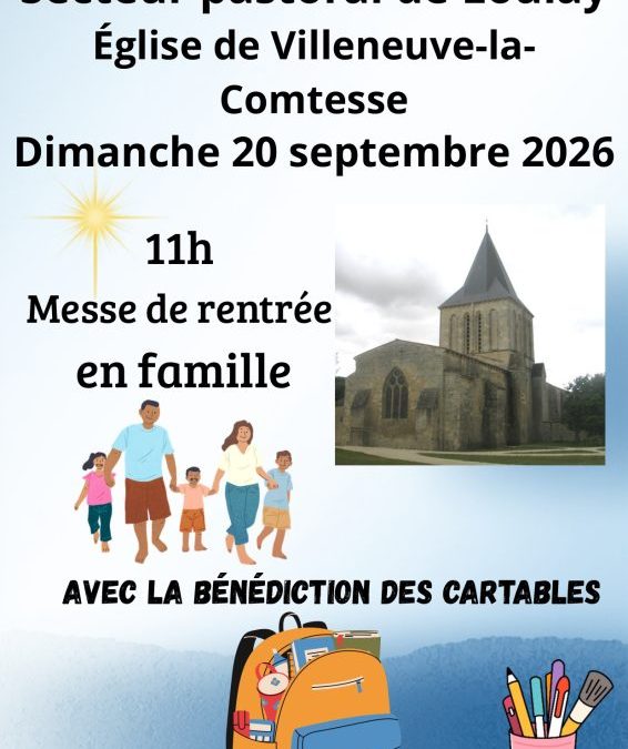MESSE DE RENTREE Secteur de LOULAY