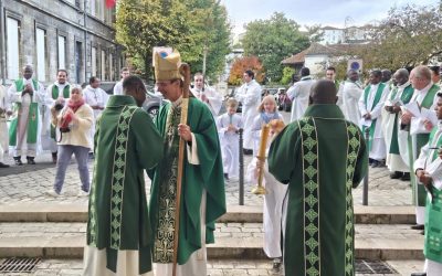 Présentation du diocèse à Mgr Pierre-Antoine Bozo
