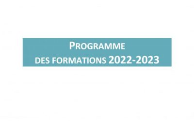 Programme des formations 2022-2023