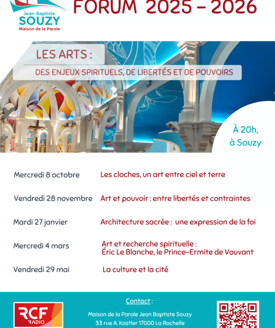 Forum 2025 – 2026 : Découvrez le programme !