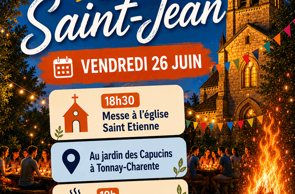 26 juin – Feux de la Saint Jean (Messe et Repas)