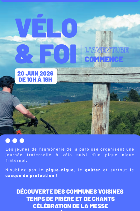 20 juin – Vélo & Foi (Inscription)