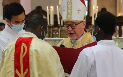 Ordination de Moïse Kiasa : homélie de Mgr Colomb