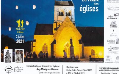 La 10ème “nuit des églises” du 25 juin au 5 juillet 2021