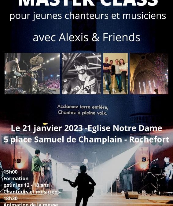 Une masterclass de musique ? Qu&rsquo;est-ce que c&rsquo;est ?