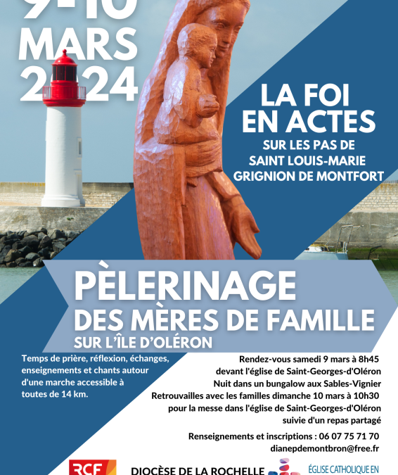 Un pèlerinage pour les mères de famille sur Oléron