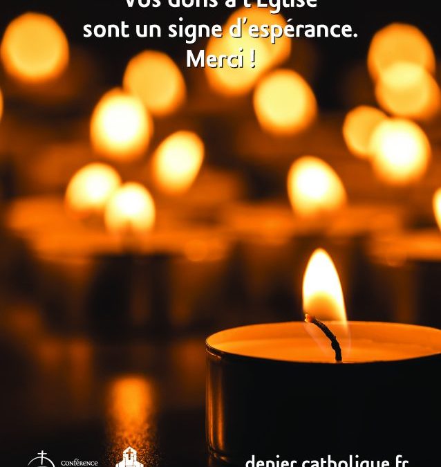 En cette fin d&rsquo;année, l&rsquo;Eglise vous dit merci !