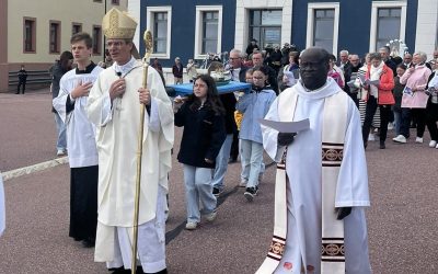 Mgr Bozo en visite pastorale à Saint-Pierre-et-Miquelon